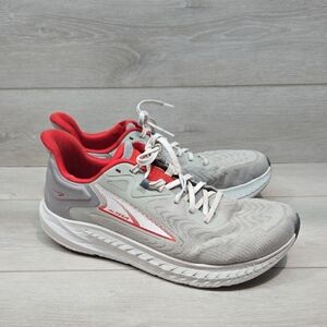 Altra Mens Torin 7 Gray& Red Athletic Running Shoes Sneakers Sz 11